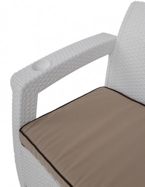 Комплект уличной мебели Yalta Premium Terrace Set (Ялта) белый (+подушки под спину) в Режи - rezh.mebel24.online | фото 5