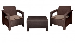 Комплект уличной мебели Yalta Premium Terrace Set (Ялта) шоколадый (+подушки под спину) в Режи - rezh.mebel24.online | фото 8