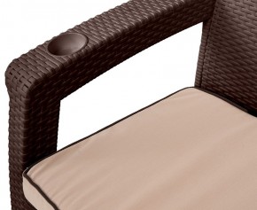 Комплект уличной мебели Yalta Premium Terrace Triple Set (Ялта) шоколадный (+подушки под спину) в Режи - rezh.mebel24.online | фото 4