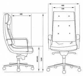 Кресло для руководителя Бюрократ Dao/Black в Режи - rezh.mebel24.online | фото 5