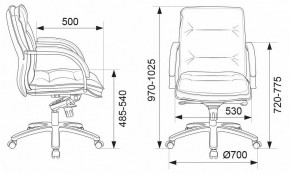 Кресло для руководителя Бюрократ T-9927SL-LOW в Режи - rezh.mebel24.online | фото 5