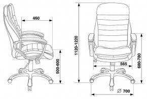 Кресло для руководителя Бюрократ T-9950LT в Режи - rezh.mebel24.online | фото 6