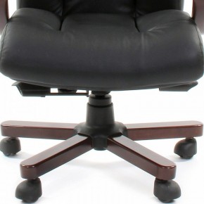 Кресло для руководителя Chairman 421 черный/орех темный, черный в Режи - rezh.mebel24.online | фото 4