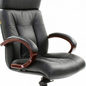 Кресло для руководителя Chairman 421 черный/орех темный, черный в Режи - rezh.mebel24.online | фото 6
