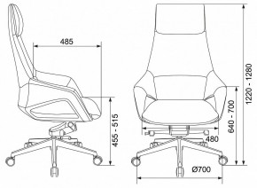 Кресло для руководителя DAO-2 в Режи - rezh.mebel24.online | фото 6