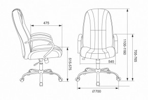 Кресло для руководителя T-898SL/BLACK в Режи - rezh.mebel24.online | фото 1