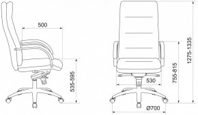 Кресло для руководителя T-9927SL/BLACK в Режи - rezh.mebel24.online | фото 5