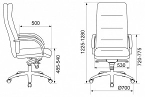 Кресло для руководителя T-9927SL/CHOKOLATE в Режи - rezh.mebel24.online | фото 6