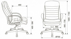 Кресло для руководителя T-9950PL в Режи - rezh.mebel24.online | фото 11