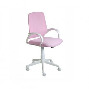 Кресло Ирис White сетка/ткань розовая в Режи - rezh.mebel24.online | фото 1