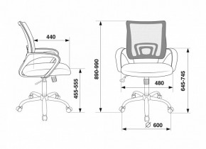 Кресло компьютерное CH-695N/SL/BL/TW-11 в Режи - rezh.mebel24.online | фото 6