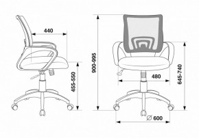 Кресло компьютерное CH-695N/BL/TW-11 в Режи - rezh.mebel24.online | фото 6