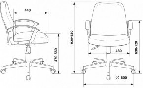 Кресло компьютерное CH-808-LOW/#B в Режи - rezh.mebel24.online | фото 3