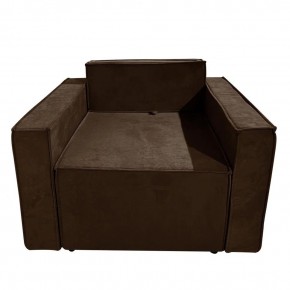 Кресло-кровать Принц КК1-ВК (велюр коричневый) в Режи - rezh.mebel24.online | фото
