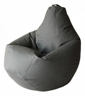 Кресло-мешок Серая ЭкоКожа 3XL 150*110 см в Режи - rezh.mebel24.online | фото