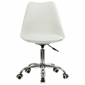 Кресло стул BRABIX "Eames MG-310 CH", хром, пластик белый, экокожа белая, 532923 в Режи - rezh.mebel24.online | фото 1