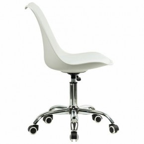 Кресло стул BRABIX "Eames MG-310 CH", хром, пластик белый, экокожа белая, 532923 в Режи - rezh.mebel24.online | фото 3