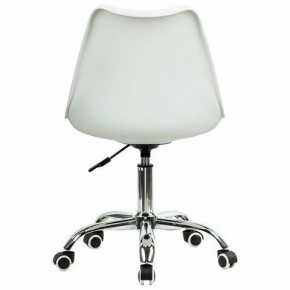 Кресло стул BRABIX "Eames MG-310 CH", хром, пластик белый, ткань серая, 532924 в Режи - rezh.mebel24.online | фото 4