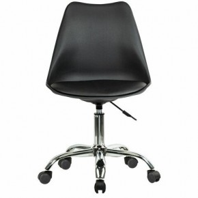 Кресло стул BRABIX "Eames MG-310 CH", хром, пластик черный, экокожа черная, 532925 в Режи - rezh.mebel24.online | фото 1