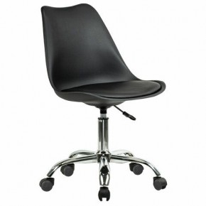 Кресло стул BRABIX "Eames MG-310 CH", хром, пластик черный, экокожа черная, 532925 в Режи - rezh.mebel24.online | фото 2