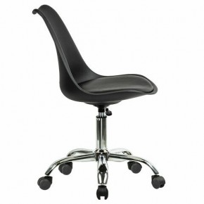 Кресло стул BRABIX "Eames MG-310 CH", хром, пластик черный, экокожа черная, 532925 в Режи - rezh.mebel24.online | фото 3