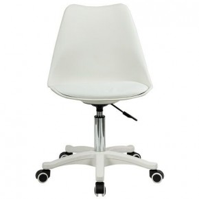 Кресло стул BRABIX "Eames MG-310 PL", пластик белый, экокожа белая, 532926 в Режи - rezh.mebel24.online | фото 1