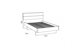 Кровать 1200х2000 "Морти" НМ 041.20 Х с основанием в Режи - rezh.mebel24.online | фото 7