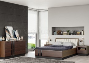 МАГНОЛИЯ Кровать 1600 с ортопедом (Дерево/орех) в Режи - rezh.mebel24.online | фото 2