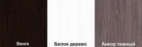 Кровать-чердак Пионер 1 (800*1900) Белое дерево, Анкор темный, Венге в Режи - rezh.mebel24.online | фото 3