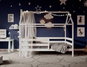 Кровать-домик 80*160 Белый в Режи - rezh.mebel24.online | фото 2