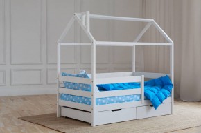 Кровать-домик 80*160 Белый в Режи - rezh.mebel24.online | фото 4
