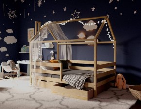 Кровать-домик 80*160 без покраски в Режи - rezh.mebel24.online | фото