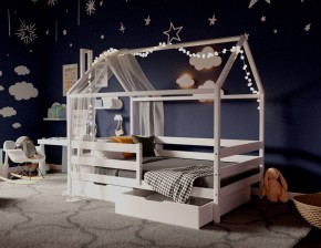 Кровать-домик 80*190 Белый в Режи - rezh.mebel24.online | фото