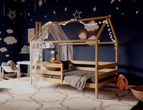 Кровать-домик 80*190 без покраски в Режи - rezh.mebel24.online | фото 3