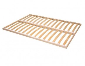 Кровать двойная №2 (универсальная 1.6х2.0) Серия 2 + основание (Белый/Серый ткань/Квадро Серый ткань) в Режи - rezh.mebel24.online | фото 3