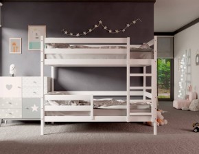 Кровать двухъярусная без крыши 80*160 Белый в Режи - rezh.mebel24.online | фото 2
