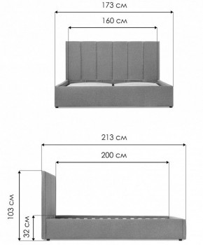 Кровать двуспальная Афродита-3 в Режи - rezh.mebel24.online | фото 11