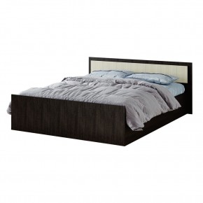 Кровать Фиеста 1600 LIGHT + Проложки LIGHT 1600 ДСП (Венге/Лоредо) в Режи - rezh.mebel24.online | фото 1