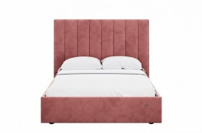 Кровать Ingrid 1400 с основанием и ПМ (Ультра коралл) Модель 312 в Режи - rezh.mebel24.online | фото