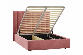Кровать Ingrid 1400 с основанием и ПМ (Ультра коралл) Модель 312 в Режи - rezh.mebel24.online | фото 2