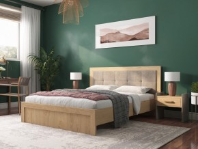 Кровать интерьерная Светлана 1 (Дуб золотой/Paris 03) в Режи - rezh.mebel24.online | фото