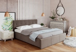 Кровать Изабелла с латами Newtone cacao 1600x2000 в Режи - rezh.mebel24.online | фото 2