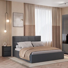 Кровать Линда КР-16 (Графит) 1600 в Режи - rezh.mebel24.online | фото 2