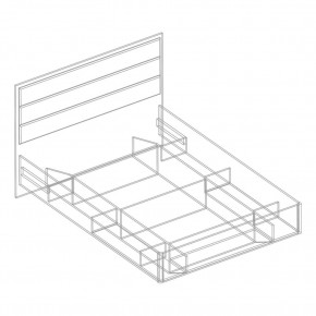 Кровать "Милана" с мягкой спинкой БЕЗ основания 1600х2000 в Режи - rezh.mebel24.online | фото 4
