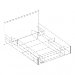 НАОМИ Кровать БЕЗ основания 1200х2000 в Режи - rezh.mebel24.online | фото 4