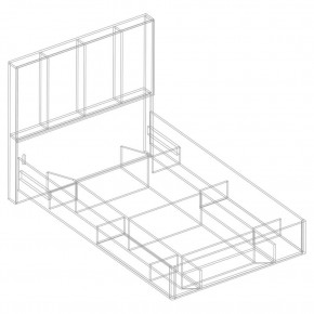 Кровать "Сандра" БЕЗ основания 1200х2000 в Режи - rezh.mebel24.online | фото 4