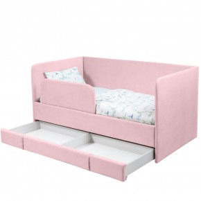 Кровать Юна (розовый) в Режи - rezh.mebel24.online | фото 3