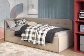Кровать Зарина угловая Newtone light beige угол правый в Режи - rezh.mebel24.online | фото 1