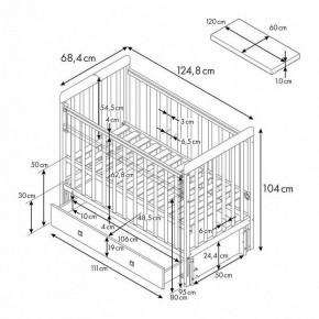 Кроватка Фея 328-01 в Режи - rezh.mebel24.online | фото 10