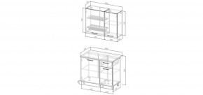 Кухонный гарнитур Белый Глянец 1000 (Стол. 38мм) в Режи - rezh.mebel24.online | фото 3